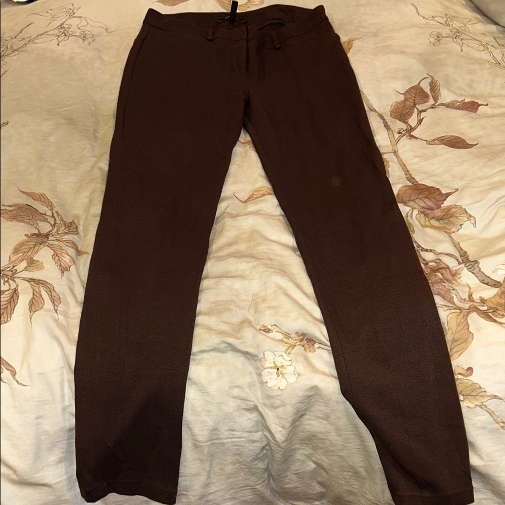 BCBGMaxAzria Dark Brown Chinos